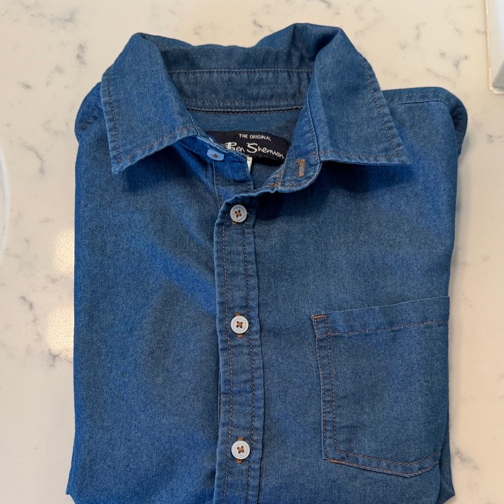 Ben Sherman Indigo Button-Up Shirt